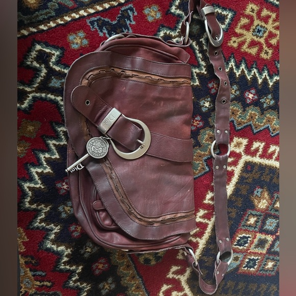 Dior Gaucho Saddle Bag *PLEASE READ DESCRIPTION* - Picture 3 of 12